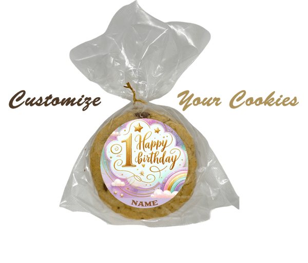 Custom 1st Birthday Cookies - Customize Your Cookies